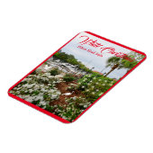 Witte Kerstmis Hilton Head Style. South Carolina Magneet (Linkerzijde)