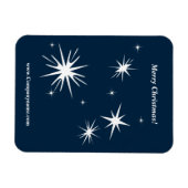 Witte Kerstmis met de Financial Planner Magneet (Horizontaal)