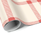 witte kerstmis met witte rode vlek cadeaupapier (Rol Hoek)