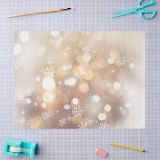 "Witte Kerstmis" Tissuepapier (Craft)