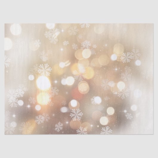 "Witte Kerstmis" Tissuepapier (Voorkant)