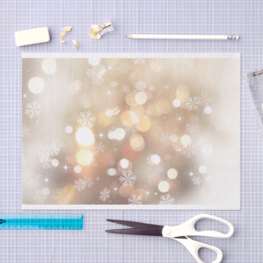 "Witte Kerstmis" Tissuepapier (Craft)