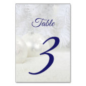 Witte Kerstmis | Winter bruiloft Kaart (Voorkant)