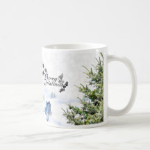 Witte kerstMok