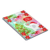 Witte kerstolifant notitieboek (Rechterzijde)