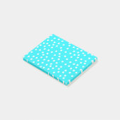 Witte kerstpost post-it® notes (Schuin)