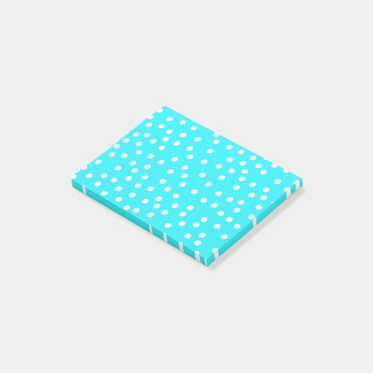 Witte kerstpost post-it® notes (Schuin)