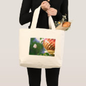 Witte kerstRoos Grote Tote Bag (Voorkant (product))