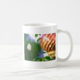 Witte kerstRoos Koffiemok