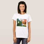 Witte kerstRoos T-shirt (Voorkant volledig)