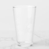 Witte kerstsnowflakes glas (Achterkant)