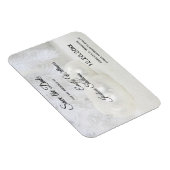 Witte Kerstwinter Weddenschap Sparen de Datum Magneet (Rechterzijde)