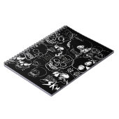 Witte ketchbook Skulls Notitieboek (Linkerzijde)