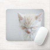 Witte keuken muismat (Met muis)
