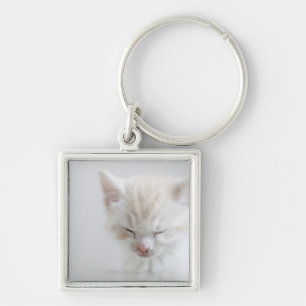 Witte keuken sleutelhanger