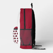 witte kever bedrukte rugzak (Rechts)