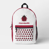 witte kever bedrukte rugzak (Voorkant)