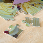 Witte kikkerkoekjes legpuzzel (Zijkant)