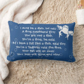 witte kikkers op blauw verhaal - tijd - bedtijd du kussen (Deken)