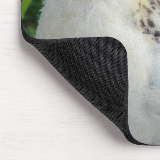 Witte kip muismat (Hoek)