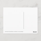 Witte kip op groene Briefkaarten (Achterkant)