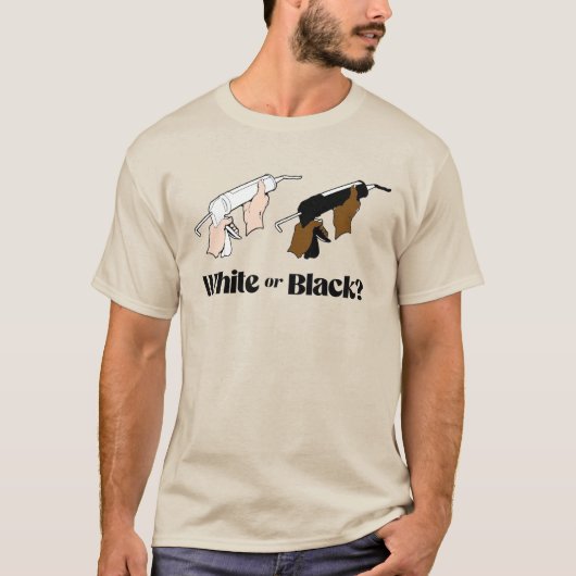 Witte kit of zwarte kit t-shirt (Voorkant)