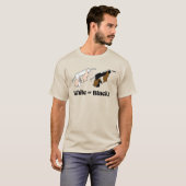 Witte kit of zwarte kit t-shirt (Voorkant volledig)