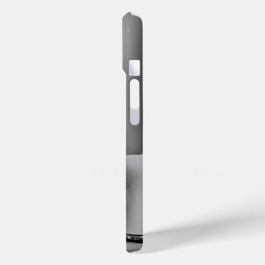 Witte kitten in deuropening Case-Mate iPhone case (Achterkant / Links)