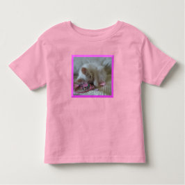 Witte Kitten Peuter T-shirt