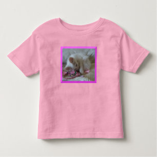 Witte Kitten Peuter T-shirt