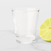 Witte Kitten Silhouetten - Schattige Feline Design Shot Glas (Rechts)