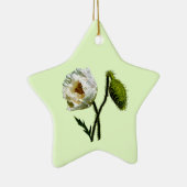 Witte Klaproos Keramisch Ornament (Rechts)