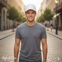 Witte Klassieke Eenvoudige Stevige Kleur Trucker H