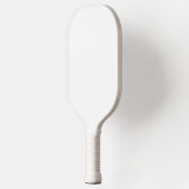 Witte klassieke effen en eenvoudige effen kleur pickleball paddle (Links)