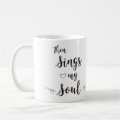 Witte klassieke Mok van 11 oz (Links)