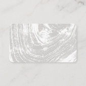 Witte klassieke rustieke Woodgrain bruiloft regist Informatiekaartje (Achterkant)