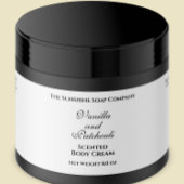 Witte Klassieke Stijl Waterdichte Cosmetica Pot La Waterfles Etiket