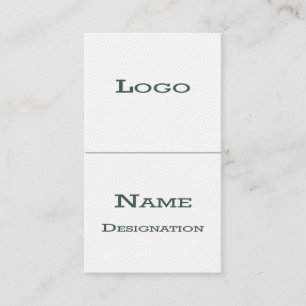 Witte klassieke Visitekaartjes