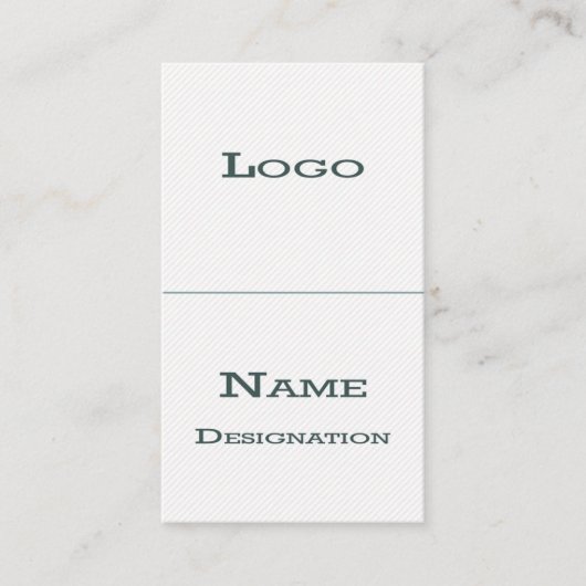 Witte klassieke Visitekaartjes (Voorkant)