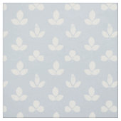 Witte Klaver op Bord Dusty Blue Stof (Swatch)