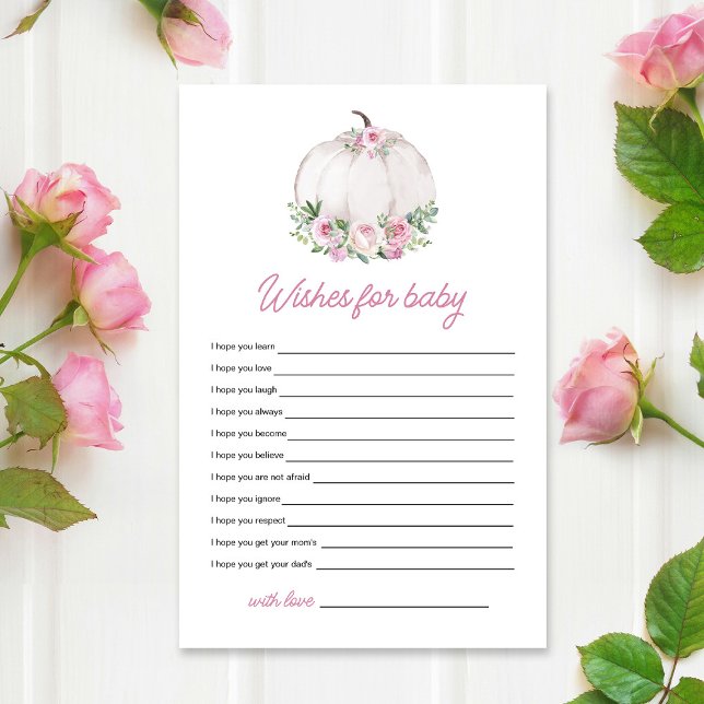 Witte Kleine Pompoen Wensen voor baby spel (Creator heeft geüpload)