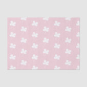 Witte kleppen op roze tissuepapier (Voorkant)