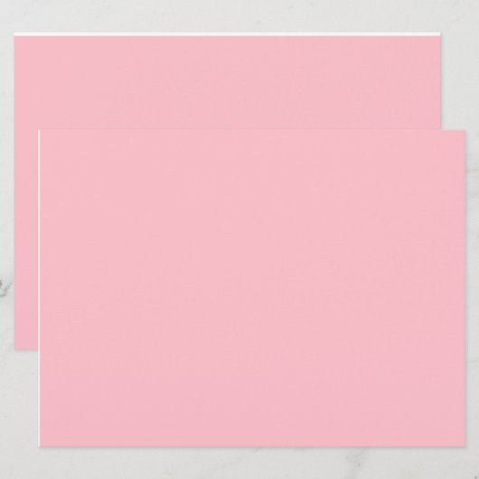 Witte kleur 6,5 x 8,75 inch (Voorkant / Achterkant)