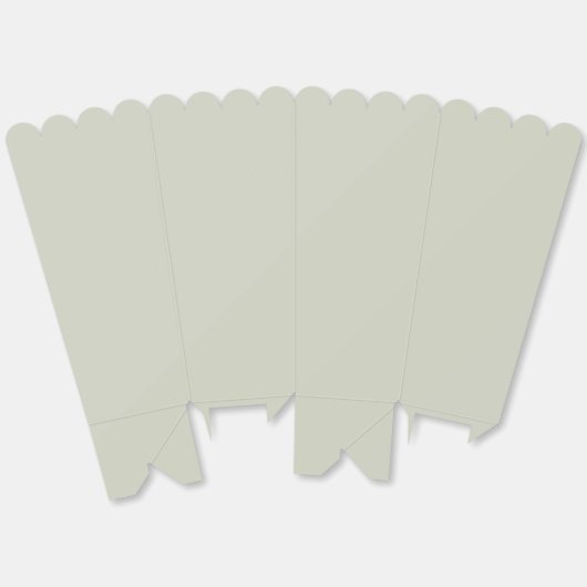 Witte kleur Solid Color Bedankdoosjes (Ongevouwen)