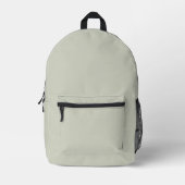 Witte kleur Solid Color Bedrukte Rugzak (Voorkant)