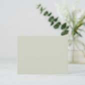 Witte kleur Solid Color Briefkaart (Staand voorkant)