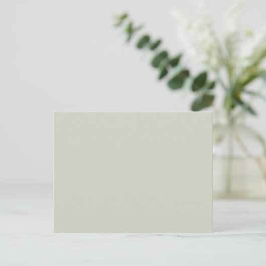 Witte kleur Solid Color Briefkaart (Staand voorkant)