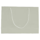 Witte kleur Solid Color Groot Cadeauzakje (Achterkant)
