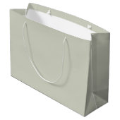 Witte kleur Solid Color Groot Cadeauzakje (Achterkant Gekanteld)