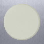 Witte kleur Solid Color Magneet<br><div class="desc">Een rustgevende en verfijnde schaduw van licht salie groen. Deze elegante tint roept de frisse sereniteit op van een voorjaarsochtend. Perfect voor het creëren van een rustige en uitnodigende sfeer, deze kleur past naadloos in zowel moderne als klassieke instellingen. Deze verfijnde groene tint brengt een tijdloze aantrekkingskracht die elke ruimte...</div>